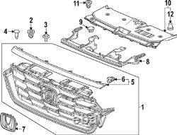 Genuine Honda 2023-2025 Honda CR-V (H) Emblem (Radar Cover) 75710-3T0-J01