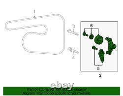 Genuine Honda Auto Belt Tensioner 31170-59B-015