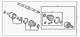 Genuine Honda Axle Assembly 44306-t7w-a03