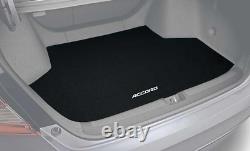 Genuine Honda Black Carpeted Trunk Mat Fits 2018-2021 Accord and Hybrid