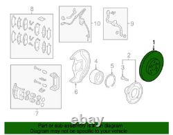 Genuine Honda Brake Disk Rotor 45251-TK8-A02