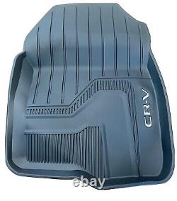 Genuine Honda CR-V All Season Floor Mat Set Black 3pc OEM 08P17-3A0-110A
