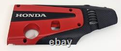 Genuine Honda Civic Engine Cover (Red) (Type-R) 12500-5BF-A03