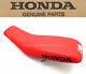 Genuine Honda Complete Seat Red 02-05 Trx250ex Sportrax Atv Oem New #g21