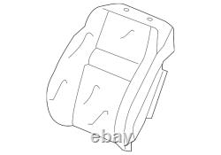 Genuine Honda Cover L Front Seat-Back Trim NH598L (Leather) (Atlas Gray) 8152