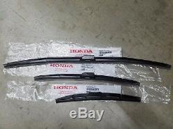 Genuine Honda Cr-v Crv Wiper Blade Set (all 3) 2012-2016 Crv
