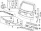 Genuine Honda Finish Molding 74890-thr-a11