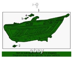 Genuine Honda Headlamp Assembly 33100-THR-A32