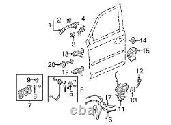 Genuine Honda Lock Cylinder 72185-SZA-A01