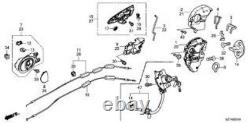 Genuine Honda OEM CR-Z Left Door Handle Assembly Red 2011-2015 72181-SZT-003ZG