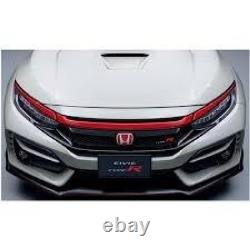 Genuine Honda OEM Civic Type-R FK8 Front Grille Garnish Red 08F21-TGH-000