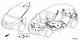 Genuine Honda Oem Floor Wire Harness 32107-tk6-a00