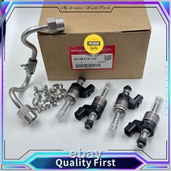 Genuine Honda OEM Fuel Injector Kit- 1.5 L Turbo Injector Set & Fuel Pipe