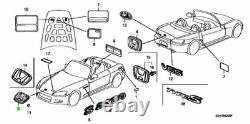 Genuine Honda OEM Red Emblems 75700-S2A-000ZE 75701-S2A-000ZE S2000 AP1 AP2