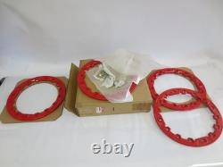 Genuine Honda OEM Talon 1000 Set 4 Bead Lock Rings Red UNKNOWN P#