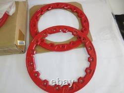 Genuine Honda OEM Talon 1000 Set 4 Bead Lock Rings Red UNKNOWN P#