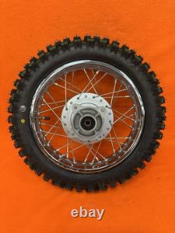 Genuine Honda Oem 2013-2025 Crf 110 Crf110 Rear Wheel Complete 12 Rim Tire New