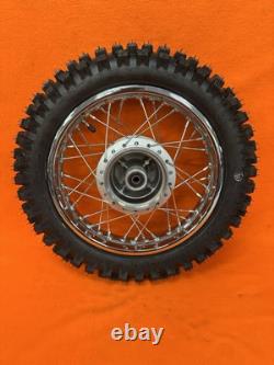 Genuine Honda Oem 2013-2025 Crf 110 Crf110 Rear Wheel Complete 12 Rim Tire New