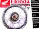 Genuine Honda Oem Complete Rear Wheel 2000-2012 Xr50r Crf50f 42650-gel-305