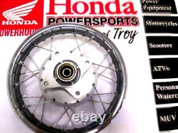 Genuine Honda Oem Complete Rear Wheel 2000-2012 Xr50r Crf50f 42650-gel-305