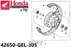 Genuine Honda Oem Complete Rear Wheel 2000-2012 Xr50r Crf50f 42650-gel-305