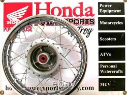 Genuine Honda Oem Complete Rear Wheel 2001-2012 Xr70r Crf70f 42650-gcf-680