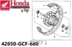 Genuine Honda Oem Complete Rear Wheel 2001-2012 Xr70r Crf70f 42650-gcf-680