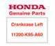 Genuine Honda Oem Left Crankcase 2018-21 Crf250r 2019-21 Rx 11200-k95-a60