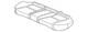 Genuine Honda Pad Rear Seat Cushion New Oem 82137-sda-a01