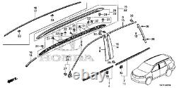 Genuine Honda Pilot Roof Molding (Right/Left) Kit 74306-TG7-307