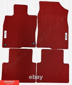 Genuine Honda Red HFP Floor Mats (Set of 4) Fits 2017-2021 Civic