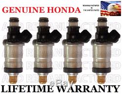 Genuine Honda Set Of 4 Fuel Injectors for Acura Integra TL 1.8L 1.7L 2.5L OEM