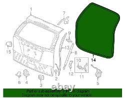 Genuine Honda Weatherstrip 74440-T1G-E11