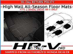 Genuine OEM 2016-2022 Honda HR-V 2WD High Wall All Season Mat Set 08P13-T7S-311