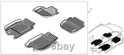Genuine OEM 2016-2022 Honda HR-V 2WD High Wall All Season Mat Set 08P13-T7S-311