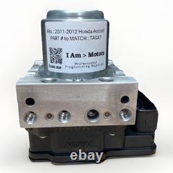 Genuine OEM ABS Brake Pump Module 2011-2012 Honda Accord TA0A7