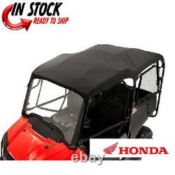 Genuine OEM Honda 2014 -20 Pioneer 700 4 Seater Person Black Bimini Canvas Top