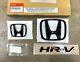 Genuine Oem Honda 2019-2022 Hr-v Gloss Black Logo Emblem Set 08f20-t7s-100 Hrv