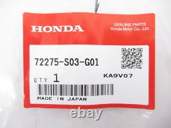 Genuine OEM Honda 72275-S03-G01 Driver Front Door Run Channel Weatherstrip