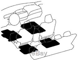 Genuine OEM Honda Accord 4-DR Black All Season Floor Mat Set 13-17 08P13-T2A-110