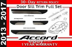 Genuine OEM Honda Accord 4DR Interior Door Sill Trim 2013-2017 (08E12-T2A-100A)