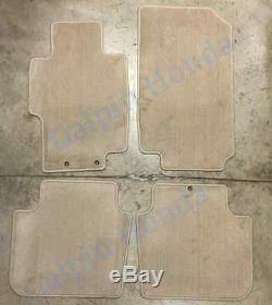 Genuine OEM Honda Accord 4dr Tan Carpet Floor Mat Set 2003-2007 83600-SDA-A02ZC