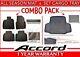 Genuine Oem Honda Accord High-wall All Season Floor Mat Set & Cargo Tray Combo