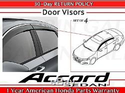 Genuine OEM Honda Accord Sedan 4dr Door Visor Kit 2018- 2020 08R04-TVA-101