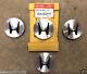 Genuine Oem Honda Aluminum Wheel Plastic Center Cap Set (4)