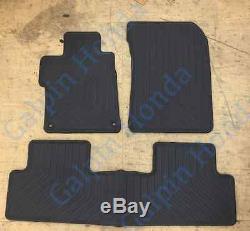 Genuine OEM Honda Civic 4Dr Sedan Black All Season Floor Mats 2012 2015