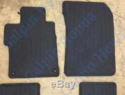 Genuine OEM Honda Civic 4Dr Sedan Black All Season Floor Mats 2012 2015