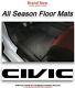 Genuine Oem Honda Civic 4dr All Season Floor Mat Set Mat 2016-2020 08p17-tba-100