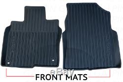 Genuine OEM Honda Civic All Season Floor Mat Set Mats 2016 2020 (High Wall)