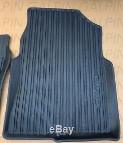 Genuine OEM Honda Civic All Season Floor Mat Set Mats 2016 2020 (High Wall)